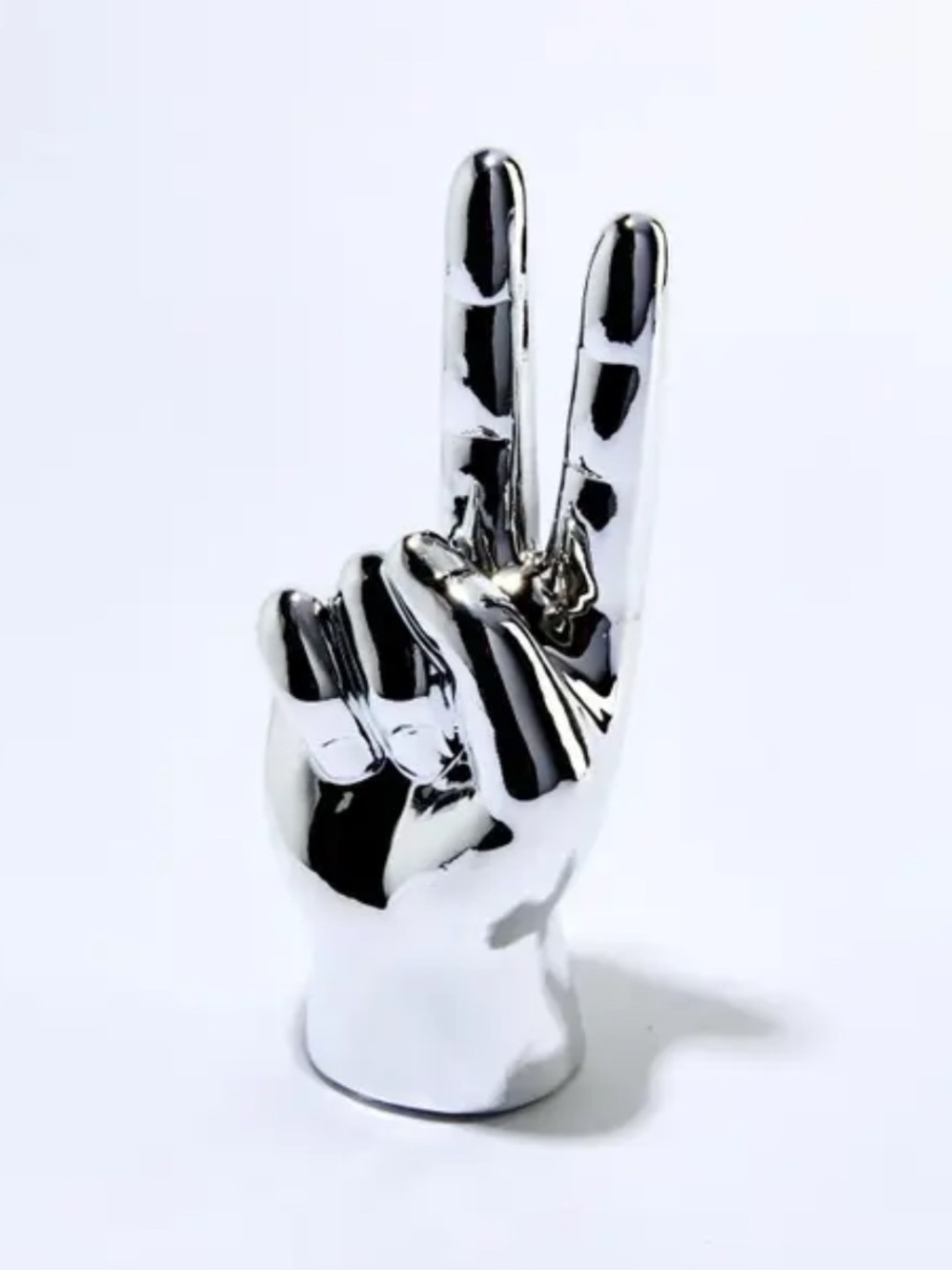 Silver Peace Sign